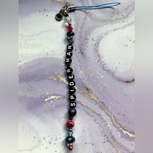 Handmade Spider-Man mini phone chain/ keychain accessories